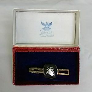 Vintage Thai Nakon Sterling Silver Tie Clasp